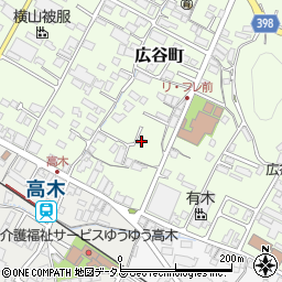 広島県府中市広谷町889周辺の地図
