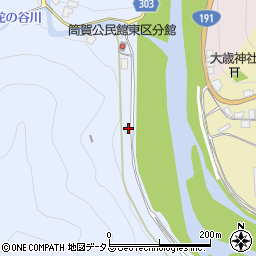 広島県山県郡安芸太田町中筒賀341周辺の地図