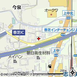 奈良県香芝市上中52-2周辺の地図
