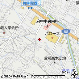 広島県府中市高木町427周辺の地図