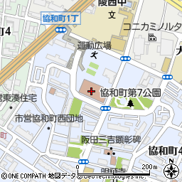 堺市立　人権ふれあいセンタースポーツ・文化交流ホール周辺の地図