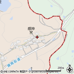 岡山県浅口市金光町上竹390周辺の地図