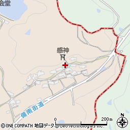 岡山県浅口市金光町上竹451周辺の地図