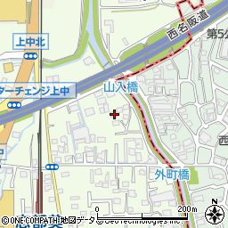 奈良県香芝市上中500周辺の地図