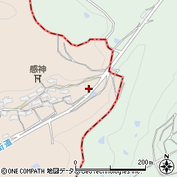 岡山県浅口市金光町上竹404周辺の地図