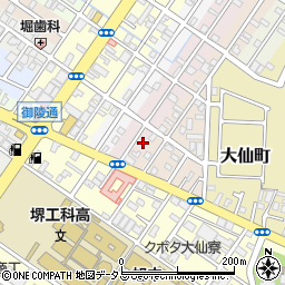 大阪府堺市堺区四条通1-10周辺の地図