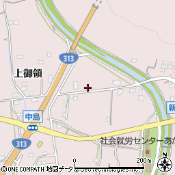 広島県福山市神辺町上御領320-3周辺の地図