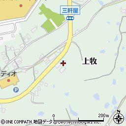 大輪田周辺の地図