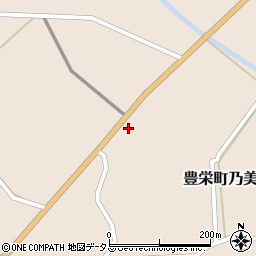 広島県東広島市豊栄町乃美542周辺の地図