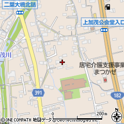 広島県福山市加茂町上加茂53周辺の地図