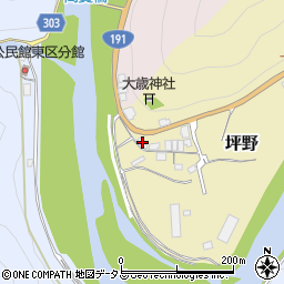 広島県山県郡安芸太田町坪野7周辺の地図