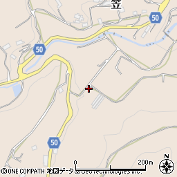 奈良県桜井市笠4091周辺の地図
