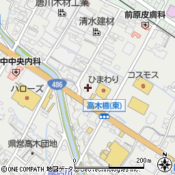 広島県府中市高木町208周辺の地図