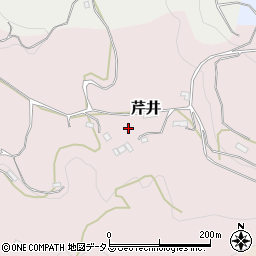 奈良県桜井市芹井周辺の地図