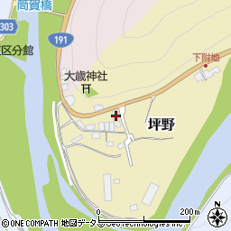 広島県山県郡安芸太田町坪野52周辺の地図