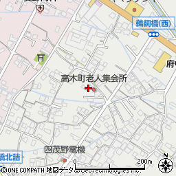 広島県府中市高木町1444周辺の地図