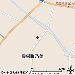 広島県東広島市豊栄町乃美521周辺の地図