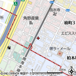 リパーク堺市柏木町４丁駐車場周辺の地図