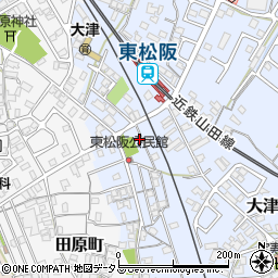 三重県松阪市大津町34周辺の地図