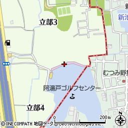 阿湯戸ゴルフセンター周辺の地図