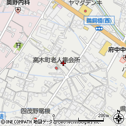 広島県府中市高木町354周辺の地図