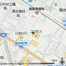 広島県府中市高木町162周辺の地図