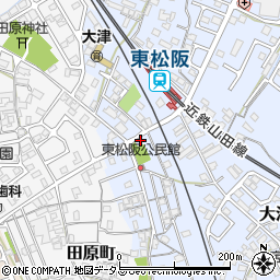 三重県松阪市大津町34-1周辺の地図