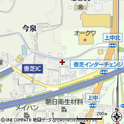 奈良県香芝市上中48-1周辺の地図