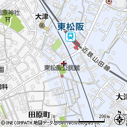 三重県松阪市大津町34-4周辺の地図