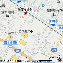 広島県府中市高木町164周辺の地図