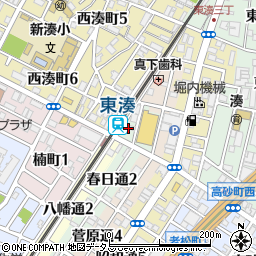 大阪府堺市堺区春日通1丁周辺の地図