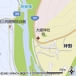 広島県山県郡安芸太田町坪野2周辺の地図