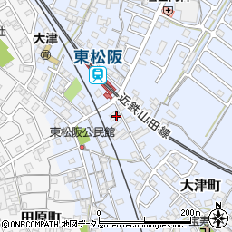 三重県松阪市大津町30-16周辺の地図