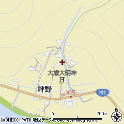 広島県山県郡安芸太田町坪野393周辺の地図