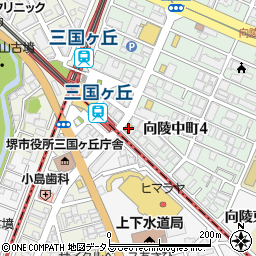 堺話し方学院周辺の地図