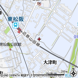 三重県松阪市大津町246周辺の地図