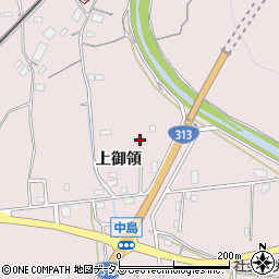 広島県福山市神辺町上御領308周辺の地図