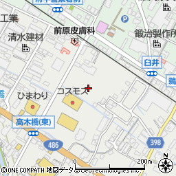 広島県府中市高木町155周辺の地図