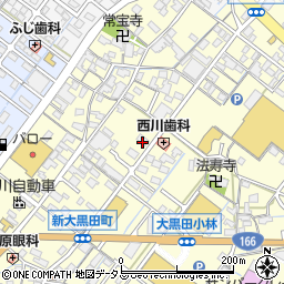 花の木　大黒田店周辺の地図