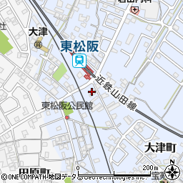 三重県松阪市大津町30周辺の地図