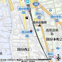 鳥鳥 とっと 国分店周辺の地図