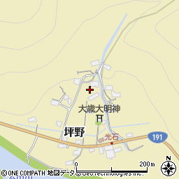 広島県山県郡安芸太田町坪野396周辺の地図