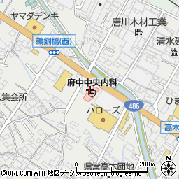 広島県府中市高木町401周辺の地図