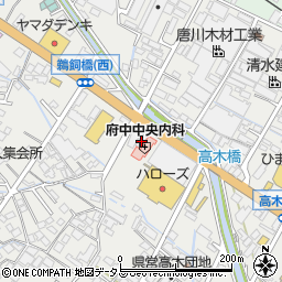 広島県府中市高木町401周辺の地図