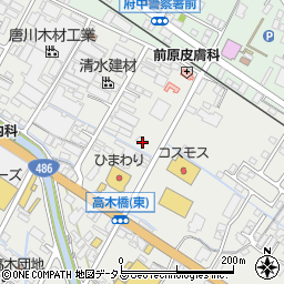 広島県府中市高木町200周辺の地図