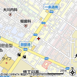 大阪府堺市堺区一条通2-17周辺の地図