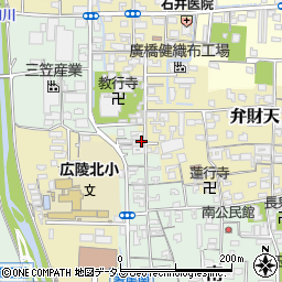 奈良県北葛城郡広陵町南301周辺の地図