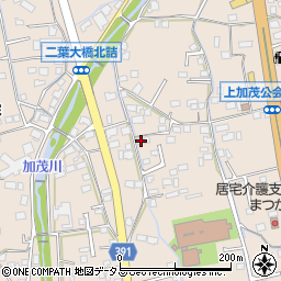 広島県福山市加茂町上加茂81周辺の地図