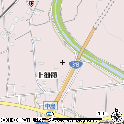 広島県福山市神辺町上御領312周辺の地図