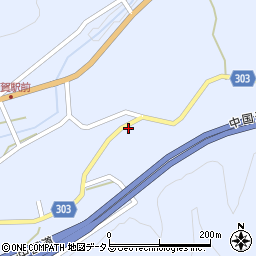 広島県山県郡安芸太田町中筒賀1276周辺の地図